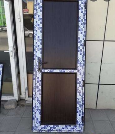 Giriş qapıları: Yeni Plastik qapı 80x200 sm Plintus ilə, Zəmanətli, Ödənişli quraşdırma, Pulsuz çatdırılma, Rayonlara çatdırılma