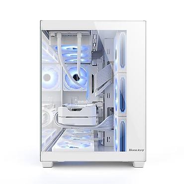 socket 1155: Корпус ПК, Б/у, Huntkey, ATX, цвет - Белый — 5