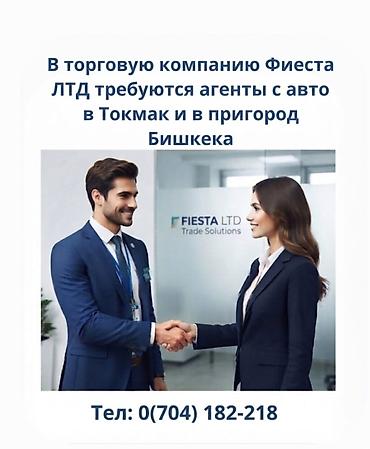 Требуется Торговый агент, График: Пятидневка, Без опыта, Оплачиваемый отпуск, Полный рабочий день