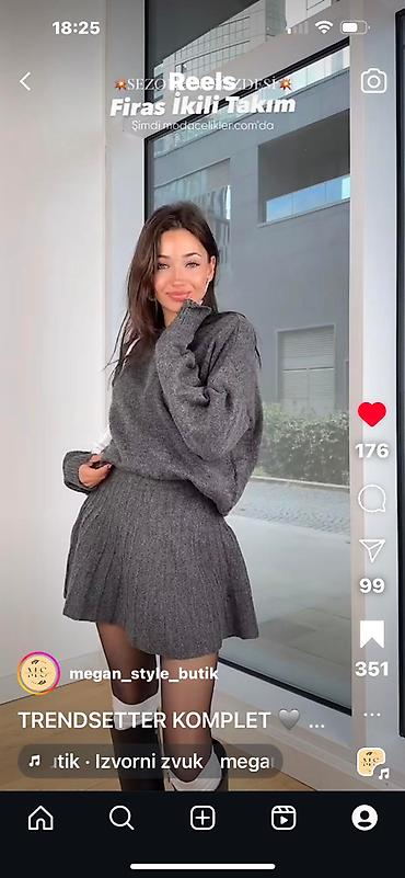 Potpuno nov komplet suknja i dzemper ali ga nisam nosila jer mi se ne na lalafo.rs Potpuno nov komplet suknja i dzemper ali ga nisam nosila jer mi se ne