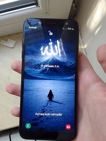 samsung samsung a51: Samsung Galaxy A6, 32 GB, rəng - Qara, İki sim kartlı — 2