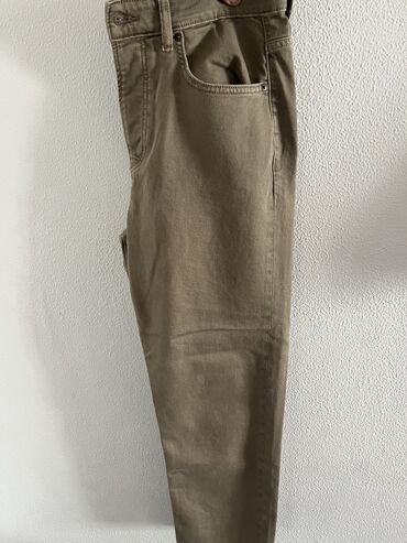 мужской джинсы: Джинсы и брюки, цвет - Коричневый, Новый