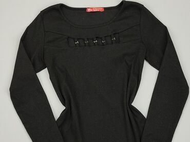 czarne bluzki z długim rękawem: Bluzka Damska, L, stan - Dobry