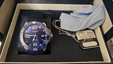 saat qutusu: Longines Hydro Conquest mavi Tonda Sport saat. təp təzədi qutusu — 2