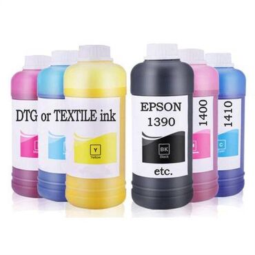 струйные принтеры: Краски Чернила текстильные ДТГ DTG для струйного принтера. А также
