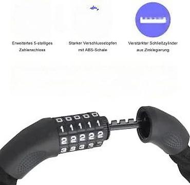 Dodaci za bicikl: Lanac za zaključavanje bicikla sa šifrom – PROVELO - Robustan lanac — 16