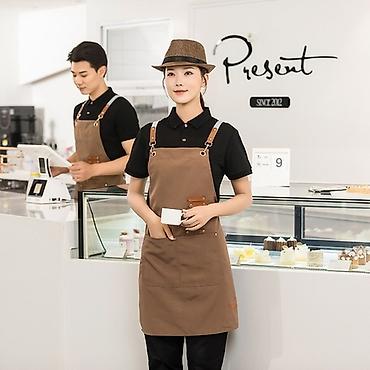 Спецодежда: Фартук Профессиональный фартук. Фартуки для официантов барменов — 9