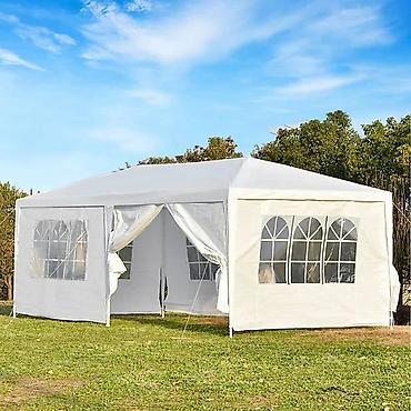 postava ispod haljine: Gazebo - Paviljon 3 x 6m sa 6 bočnih stranica sa prozorima. Pogodan za — 6