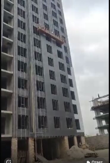 бир комната квартира керек: Строится, Элитка, 1 комната, 46 м²
