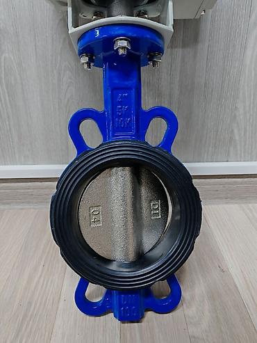 Металлические рельсы: Затвор дисковый поворотный с электроприводом 220В — Фланцевый / — 9