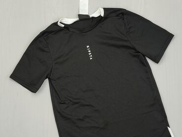 Koszulki: Koszula, 10 lat, wzrost - 140 cm., stan - Dobry, wzór - Print, kolor - Czarny