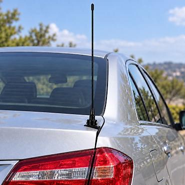 antennalar: Avtomobil üçün dekorativ antena PS-29 — 40 sm Nazik, düz çubuqlu qara — 2