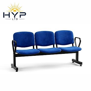 офисной диван: Трёхместная секционная скамья для ожидания HYP LTD - Назначение: зоны — 1