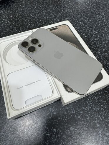 Apple iPhone: IPhone 15 Pro Max, 256 GB, Natural Titanium, Face ID — 10