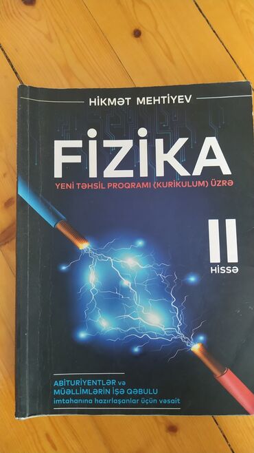 Kitablar, jurnallar, CD, DVD: Fizika Hikmət Mehtiyev kitabları 1ci və 2ci hisse