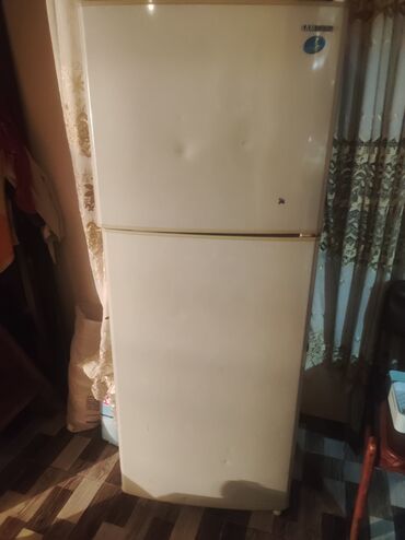samsung xaladelnik: Б/у 2 двери Samsung Холодильник Продажа, цвет - Серый, С колесиками