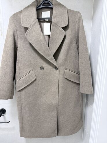 Пальто: Пальто, Халат, Зима, Длинная модель, Двубортная модель, M — 1