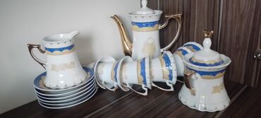 qədimi serviz: Чайный набор, цвет - Белый, Турция