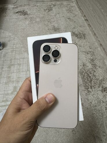 айфон х бу бишкек: IPhone 16 Pro Max, 256 ГБ, Desert Titanium, 99 %