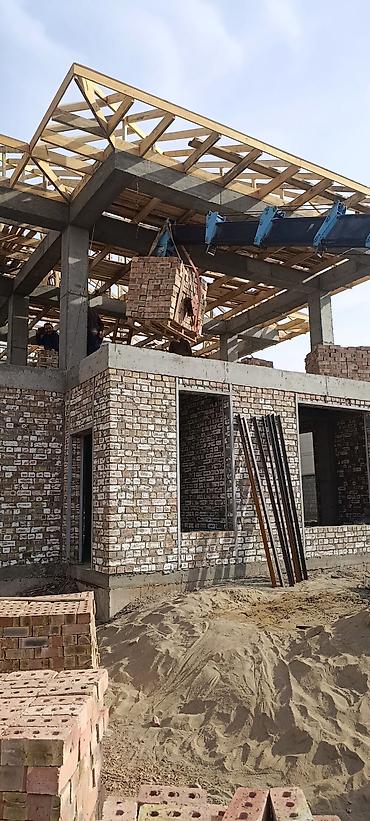 Услуги автовышки: Услуги манипулятора подаём кирпичи на этажи кирпич чыгарабыз — 9