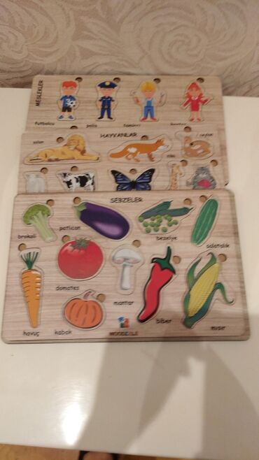 Oyuncaqlar: Taxta puzzle, öyrədici oyuncaq.Yenidiler,sondakilarda 1-2 si — 5