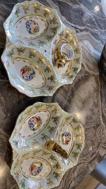 Qab-qacaq və mətbəx ləvazimatları: Thun Karlovarský Porcelán üç bölməli servis qabı (Czech Republic) — 3