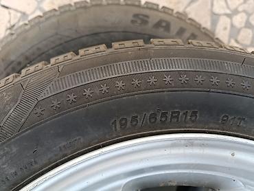 Шиналар: Шиналар 195 / 65 / R 15, Кыш, Колдонулган, Комплект, Жеңил унаалар, Кытай, Sailun — 2