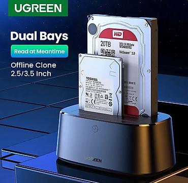 ssd 2: UGREEN CM198, USB 3.0 док‑станция для жестких дисков. В наличии — 1