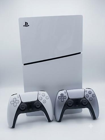 диски для playstation 4: Playstation 5 slim disk edition (ağ rəng, slim dizayn) Xüsusiyyətlər — 1