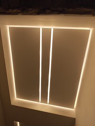 натожный потолок: Керме шыптар Жылтырабаган Монтаждоо