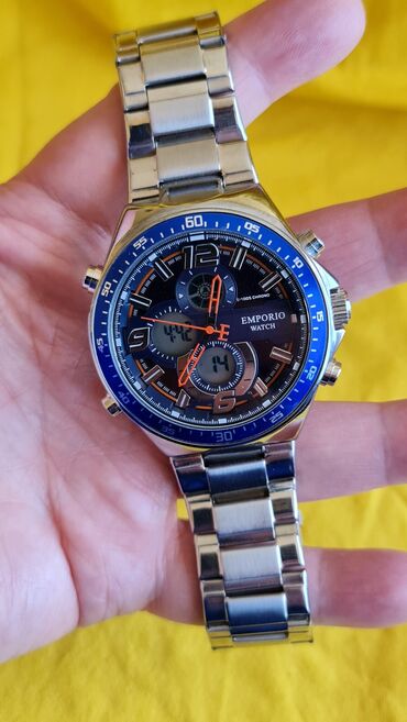 Ručni satovi: Klasični sat, Emporio Armani, Muški — 50
