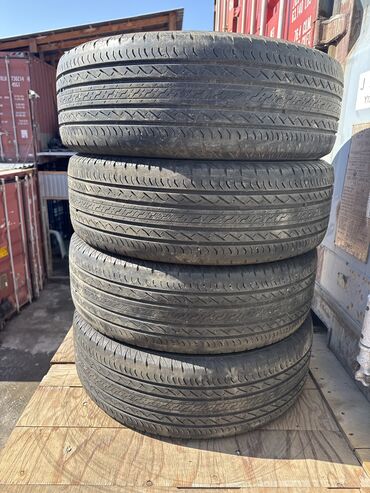 Диски: Шины 225 / 60 / R 18, Лето, Б/у, Комплект, Легковые, Япония, Bridgestone