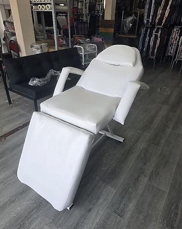 kreslo çarpayı: Ağ rəngli salon kreslosu/massaj çarpayısı - Rahat çoxseqmentli — 1