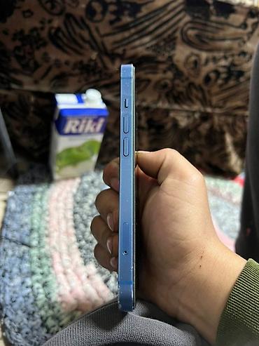 Apple iPhone: IPhone 13 mini, Б/у, 128 ГБ, Синий, Чехол, 74 % — 6