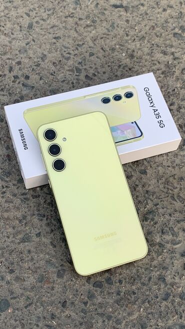redmi 4x цена в бишкеке: Samsung Galaxy A35, Б/у, 128 ГБ, цвет - Желтый, 1 SIM, 2 SIM