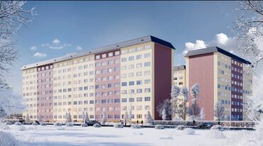 долгосрочная квартира жалал абад: 3 бөлмө, 82 кв. м, 106-серия, 1 кабат, ПСО (өзү оңдоп түзөтүп бүтүү үчүн)