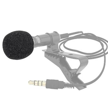 yaxa sancaqlari: Yaxa mikrofonu süngəri (qubkası). Yani mikrofonun özü deyil