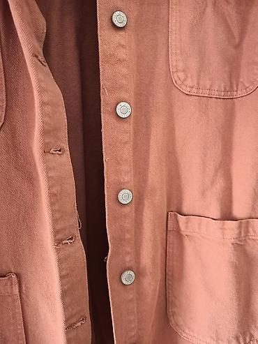 рубашкалар: Рубашка-овершафт Trendyol Denim - Цвет: терракотово-розовый (теплый — 2