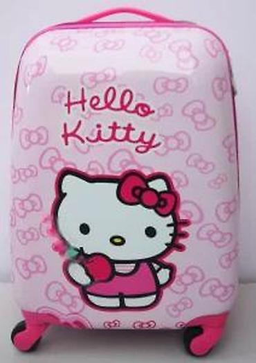 Putni koferi i torbe: Set kofera Hello Kitty – 2 kom - Dizajn: beli i roze koferi sa — 27