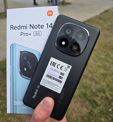 Redmi: Redmi, Redmi Note 14 Pro Plus, Новый, 256 ГБ, цвет - Черный, 2 SIM