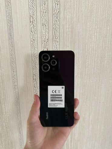 телефон бу ми: Redmi, Redmi 12, Б/у, 128 ГБ, цвет - Черный