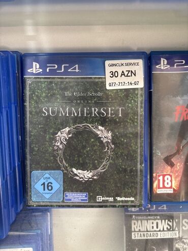 TV və video: PlayStation 4 üçün "The Elder Scrolls Online: Summerset" oyun diski