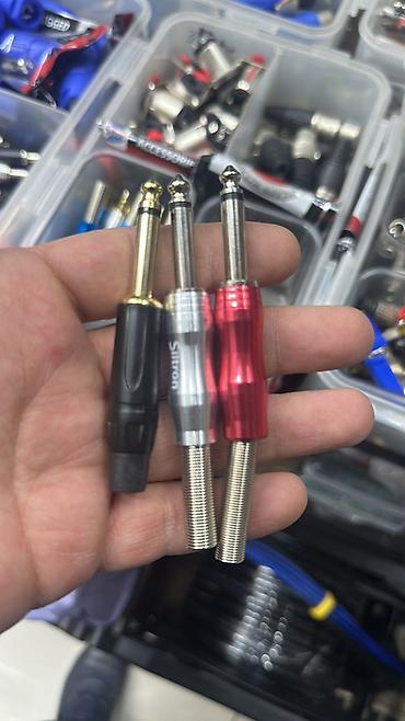 gitara kabel: 6.3 mm jack birləşdiriciləri və audio konnektorları Məhsul təsviri: - — 2