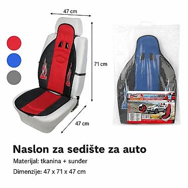 Jastuk za auto-sedište sa naslonom 2000188-A Opis: - Mekana podloga