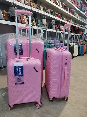 Çamadanlar: Endirimli 3lü Dəst silikon sınmayan çamadanlar Dəst olaraq endirimlə — 7