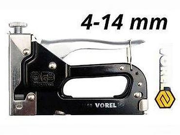 Heftalice: Ručni heftalac VOREL 71050 - Tip: mehanički pištolj za heftanje - — 1