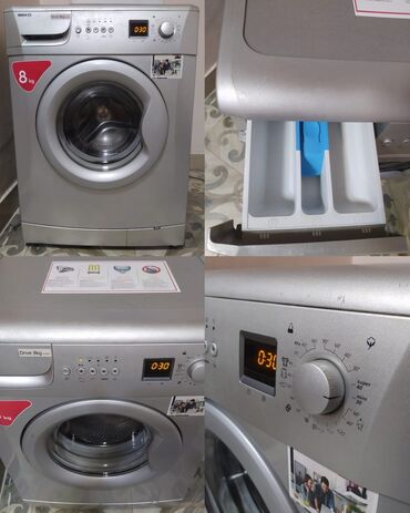запчасти стиральных машин: Paltaryuyan maşın Beko, 8 kq, İşlənmiş, Avtomat, Kredit yoxdur, Ünvandan götürmə