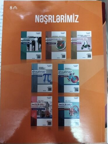 Testlər: Azərbaycan dili Kaspi Abituriyent mətn kitabı əlaqə nömrəsi