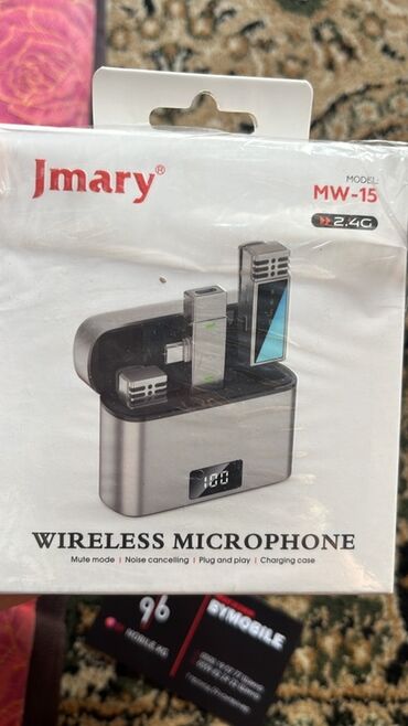 аренда беспроводных микрофонов: Беспроводная микрофонная система Jmary MW-15 (2.4G) - Формат
