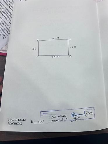 азамат авто базары дом продажа: 5 соток, Для строительства, Красная книга — 1